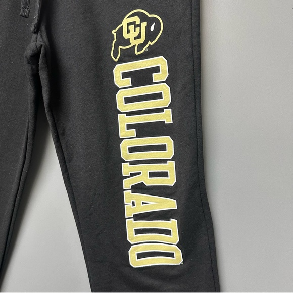 NWT University Colorado Buffaloes Sweatpants Women's Medium Black Pockets NCAA - Picture 4 of 14